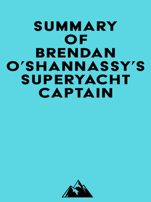 cover image of Summary of Brendan O'Shannassy's Superyacht Captain